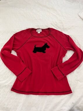 Vintage Charter Club Scottie Dog Graphic Tee